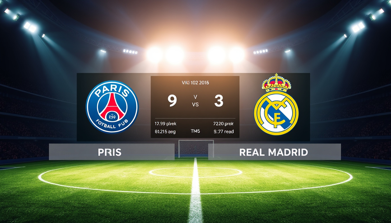PSG Gặp Real Madrid – Kết quả, lịch sử đối đầu mới nhất